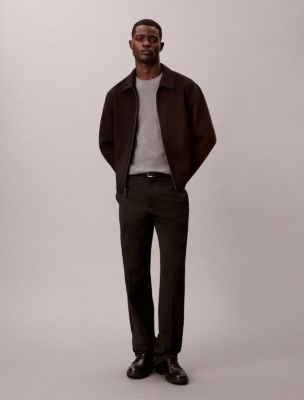Мужской свитер Calvin Klein Supima Cotton Classic, цвет: Средний серый меланжевый — фото 2