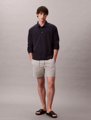 Cotton Stretch Pull-On Shorts, Drizzle