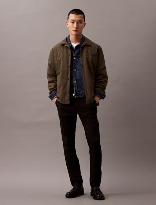 Tech Slim Stretch Woven Chino, Black Beauty