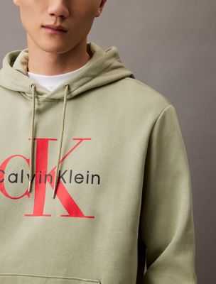 Monogram Logo Fleece Hoodie | Calvin Klein