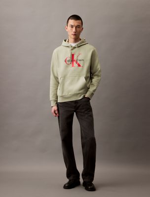 Monogram Logo Fleece Hoodie, Tea