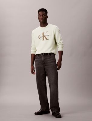 さらに100円引き◆ ◆CK Badge Logo Sweatshirt Kenzo logo-print crew-neck Sweatshirt | Black | FARFETCH