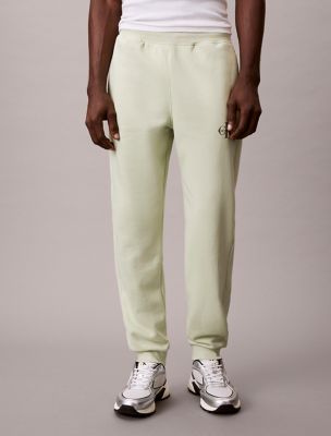 Мужские брюки Calvin Klein Monologo Fleece, цвет: Tender Greens — фото 3