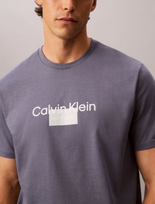 Мужские футболки Calvin Klein Box Logo Crewneck Tee — фото 3