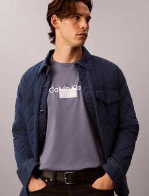Мужские футболки Calvin Klein Box Logo Crewneck Tee — фото 5