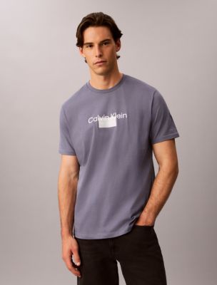 Box Logo Crewneck Tee, Grisaille