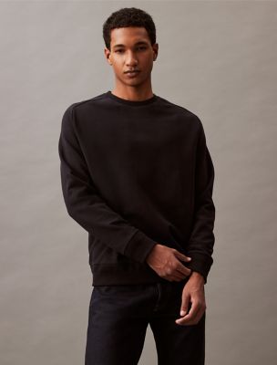 Luxe Terry Crewneck Sweatshirt, Black Beauty