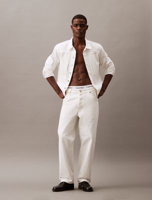   / Gジャン/S/コットン/WHT/40BM767/Japanese Kurabo Denim Jacket Japanese Kurabo Denim Jacket | Calvin Klein