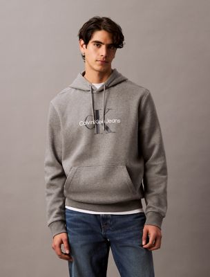 Monogram Logo Fleece Hoodie | Calvin Klein