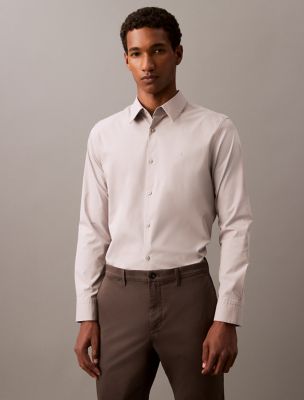Slim Stretch Shirt, Ash