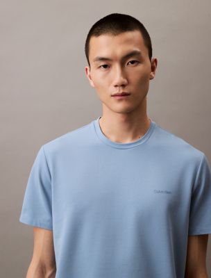 Tech Pique T-Shirt, Faded Denim