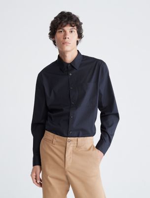 Button-Down Easy Shirt, Black Beauty