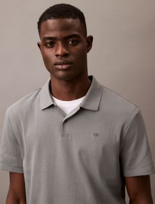 Stretch Fine Rib Polo Shirt, Sedona Sage