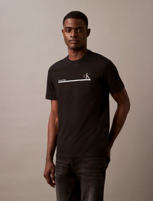 HD Monogram Logo Crewneck T-Shirt, Black Beauty