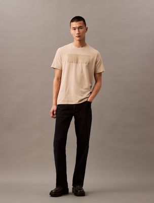 Standard Logo Box Graphic Classic T-Shirt, White Pepper