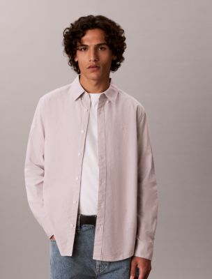 Solid Classic Oxford Button-Down Shirt, Dusted Fox