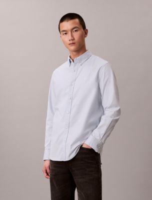 Solid Oxford Classic Button-Down Shirt, Plein Air