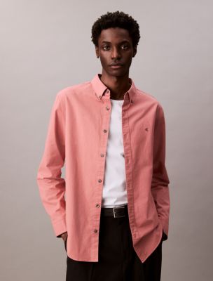 Solid Oxford Classic Button-Down Shirt, Sunset Rose