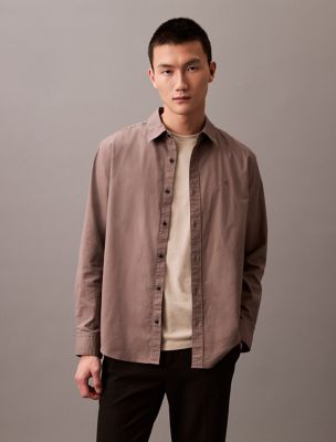 Solid Oxford Classic Button-Down Shirt, Falcon