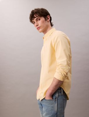 Solid Oxford Classic Button-Down Shirt, Sunlight