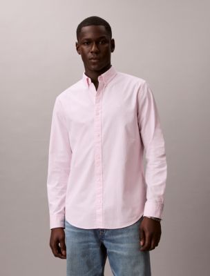 Solid Classic Oxford Button-Down Shirt, Ballet Slipper