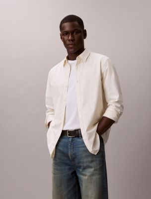 Solid Classic Oxford Button-Down Shirt, Pear Sorbet