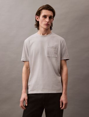 Cotton Pocket Classic T-Shirt, Formal Grey