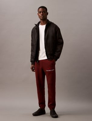 Archive Logo Fleece Joggers, Rusted Root