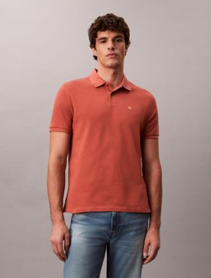 Cotton Pique Classic Polo Shirt, Faded Flower