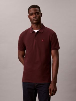 Cotton Pique Classic Polo Shirt, Mocha Brown