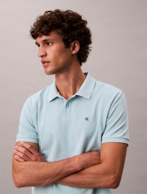 Cotton Pique Classic Polo Shirt, Stratosphere