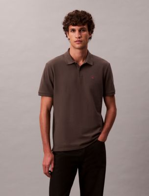 Cotton Pique Classic Polo Shirt, Beluga