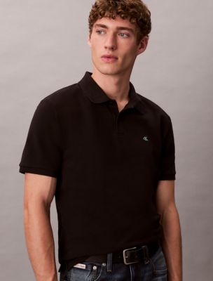 Мужские рубашки Calvin Klein Cotton Pique Classic Polo Shirt — фото 3