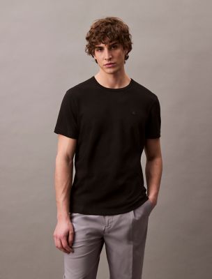 Supima Cotton Tailored T-Shirt, Black