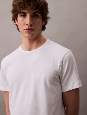 Supima Cotton Tailored T-Shirt, Brilliant White