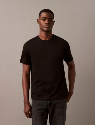 Cotton Mercerized T-Shirt, Black