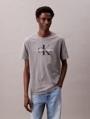 Monogram Logo Tee, Heroic Grey Heather