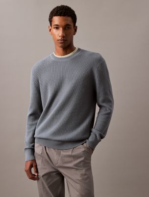 Supima Cotton Sweater, Stormy Weather