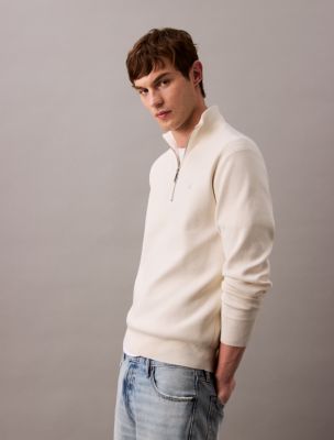 COTTON TOUCH NYLON QUARTER ZIP　サイズS Original Housemark Quarter-zip Pullover - Cream | Levi's® IS