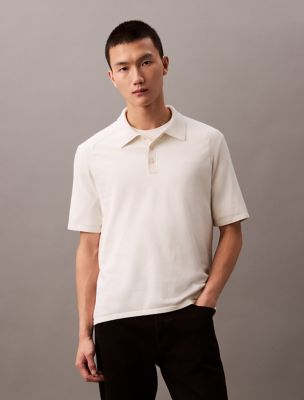 Tech Knit Polo Shirt, Vaporous Gray