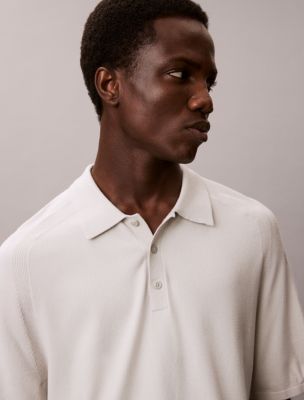 Tech Knit Sweater Polo Shirt | Calvin Klein
