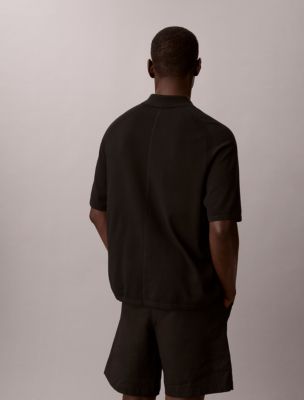 Мужские свитеры Calvin Klein Tech Knit Sweater Polo Shirt — фото 4