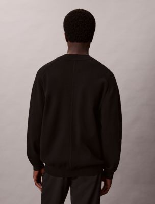 トップス \"calvin kiein\"zip up knit jacket Calvin Klein Womens Sportswear Zip,Black,Large at Amazon