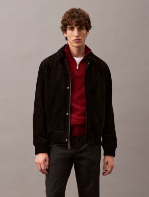 Extra Fine Merino Wool Blend Quarter Zip Sweater, Syrah