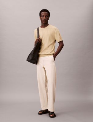 Wool Cotton Classic Sweater, Eucalyptus
