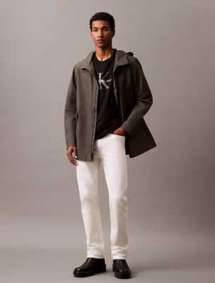 Cotton Nylon Lightweight Coat, Beluga
