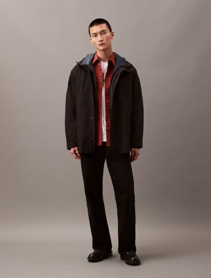 3-in-1 Mid Length Jacket, Black Beauty