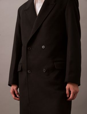 ジャケット・アウター VINTAGE BRENT WOOL DOUBLE BREASTED COAT Vintage 1950s 50s Brent Green Herringbone Wool Tweed Lined
