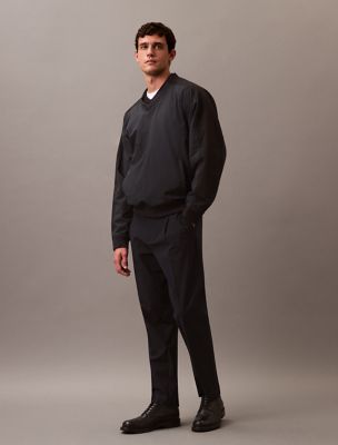Soft Pleat Tailored Trouser, Dark Sapphire