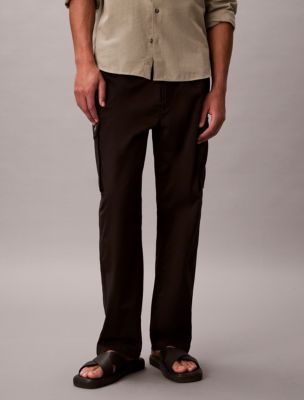 Мужские брюки Calvin Klein Cotton Stretch Straight Fit Cargo Pants — фото 5